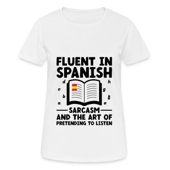 Foreign Language Teacher School Languages Teachers - Women's Breathable T-Shirt - white - Front - AI Model Female 172 dark (172cm)