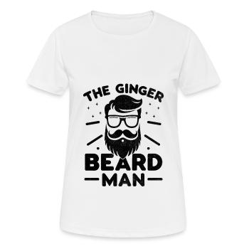 The Ginger Beard Man Bearded Facial Hair Beards - Women's Breathable T-Shirt - white - Front - AI Model Female 172 dark (172cm)
