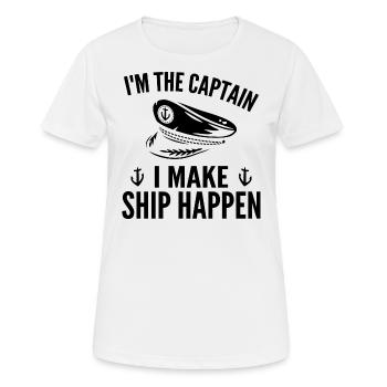 Bateau Yacht Voilier Voilier Voilier Voilier Cadeau - T-shirt respirant Femme - blanc - Devant - AI Model Female 172 dark (172cm)