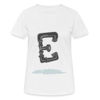 Tube E - T-shirt respirant Femme - blanc - Devant - AI Model Female 172 dark (172cm)