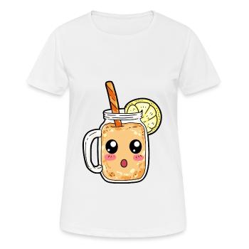Smoothie Soft Drink Drink Gift - Women's Breathable T-Shirt - white - Front - AI Model Female 172 dark (172cm)