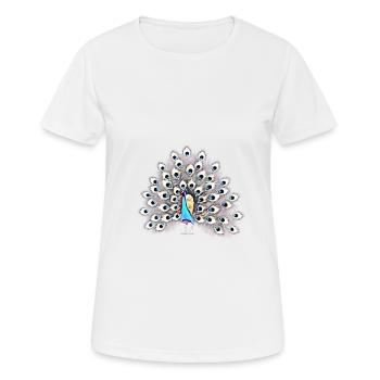 paon - T-shirt respirant Femme - blanc - Devant - AI Model Female 172 dark (172cm)