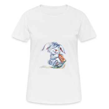 Hare - Women's Breathable T-Shirt - white - Front - AI Model Female 172 dark (172cm)