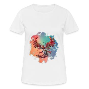 Phoenix - Women's Breathable T-Shirt - white - Front - AI Model Female 172 dark (172cm)