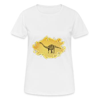 Dinosaurs - Women's Breathable T-Shirt - white - Front - AI Model Female 172 dark (172cm)