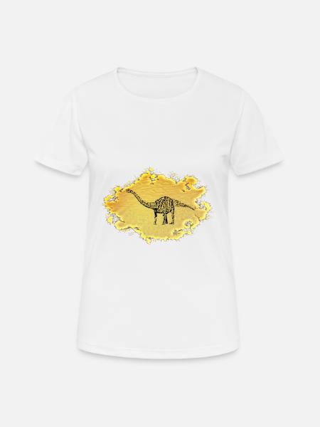 Dinosaures - T-shirt respirant Femme - blanc