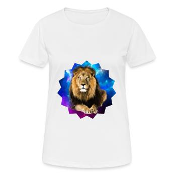 Lion - T-shirt respirant Femme - blanc - Devant - AI Model Female 172 dark (172cm)