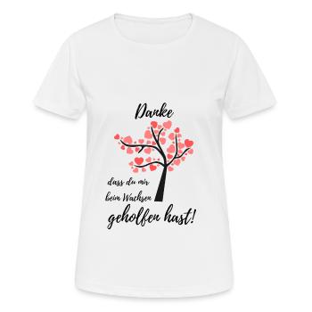 Erzieherin Tagesmutter Geschenk Abschiedsgeschenk - Frauen T-Shirt atmungsaktiv - Weiß - Vorne - AI Model Female 172 dark (172cm)