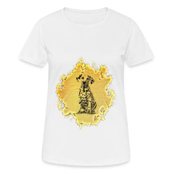 Dalmatian - Women's Breathable T-Shirt - white - Front - AI Model Female 172 dark (172cm)