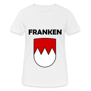 Franconie au sud - T-shirt respirant Femme - blanc - Devant - AI Model Female 172 dark (172cm)