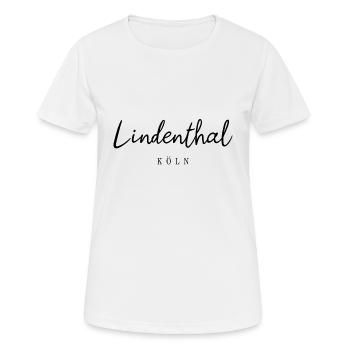 Köln Lindenthal Veedel Stadtteil Bezirk Kölsch - Frauen T-Shirt atmungsaktiv - Weiß - Vorne - AI Model Female 172 dark (172cm)