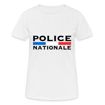 Picole Nationale - T-shirt respirant Femme - blanc - Devant - AI Model Female 172 dark (172cm)
