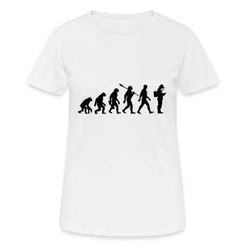 Evolution - Apiculteurs - Abeilles - Apiculture - T-shirt respirant Femme - blanc - Devant - AI Model Female 172 dark (172cm)