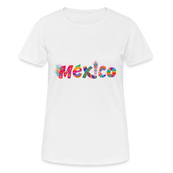 Mexico - Fiesta Party - Frauen T-Shirt atmungsaktiv - Weiß - Vorne - AI Model Female 172 dark (172cm)
