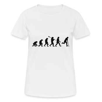 Evolution Hockey - T-shirt respirant Femme - blanc - Devant - AI Model Female 172 dark (172cm)