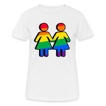 Orgueil - T-shirt respirant Femme - blanc - Devant - AI Model Female 172 dark (172cm)