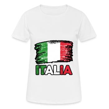 Italie Italien Italien Italie - T-shirt respirant Femme - blanc - Devant - AI Model Female 172 dark (172cm)