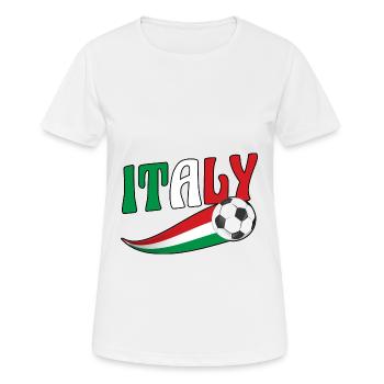 Italie Italien Italien Italie - T-shirt respirant Femme - blanc - Devant - AI Model Female 172 dark (172cm)