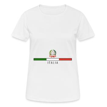 Italie Italien Italien Italie - T-shirt respirant Femme - blanc - Devant - AI Model Female 172 dark (172cm)