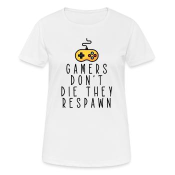 Gamer - Women's Breathable T-Shirt - white - Front - AI Model Female 172 dark (172cm)