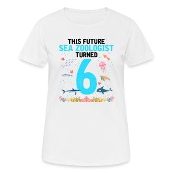 Zooologist Marine Biologist Marine Biology - Women's Breathable T-Shirt - white - Front - AI Model Female 172 dark (172cm)