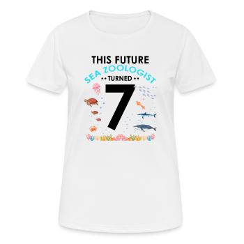 Zooologist Marine Biologist Marine Biology - Women's Breathable T-Shirt - white - Front - AI Model Female 172 dark (172cm)