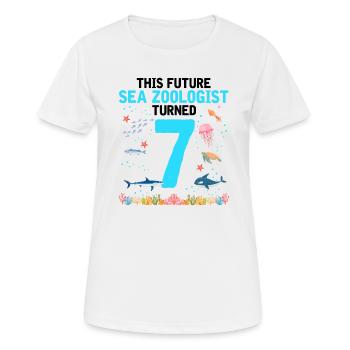 Zooologist Marine Biologist Marine Biology - Women's Breathable T-Shirt - white - Front - AI Model Female 172 dark (172cm)