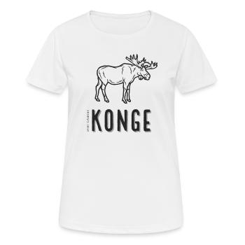 ELCH & KÖNIG MOTIV - HOODIES UND T-SHIRTS LIGHT - Frauen T-Shirt atmungsaktiv - Weiß - Vorne - AI Model Female 172 dark (172cm)