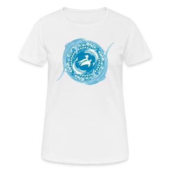 Child of Poseidon - Women's Breathable T-Shirt - white - Front - AI Model Female 172 dark (172cm)