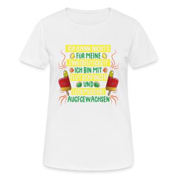Flutschfinger & Leckmuschel sind zweideutig - Frauen T-Shirt atmungsaktiv - Weiß - Vorne - AI Model Female 172 dark (172cm)
