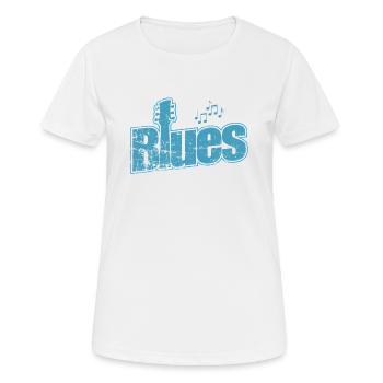 Blues Musik Chicago Blues Trompete - Frauen T-Shirt atmungsaktiv - Weiß - Vorne - AI Model Female 172 dark (172cm)