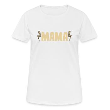 Mama Alphatier Muttertag - Frauen T-Shirt atmungsaktiv - Weiß - Vorne - AI Model Female 172 dark (172cm)