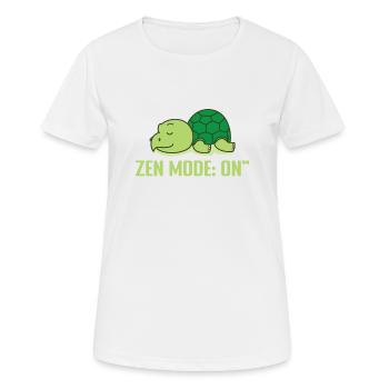 Mode Zen: En pyjama pyjama - T-shirt respirant Femme - blanc - Devant - AI Model Female 172 dark (172cm)