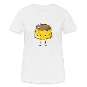 Pudding Lives Dessert Dessert - T-shirt respirant Femme - blanc - Devant - AI Model Female 172 dark (172cm)