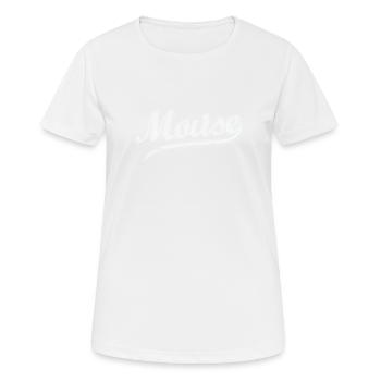 Souris Rongeur Fromage Mammifère - T-shirt respirant Femme - blanc - Devant - AI Model Female 172 dark (172cm)