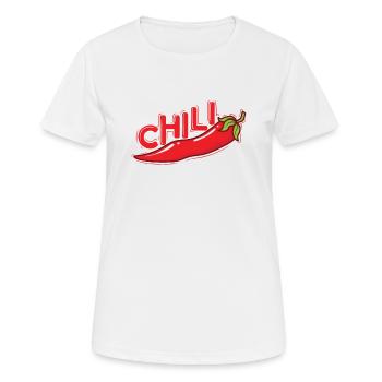Chili Spice Scoville - Women's Breathable T-Shirt - white - Front - AI Model Female 172 dark (172cm)