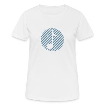 Music Note Music Tone Harmony - Women's Breathable T-Shirt - white - Front - AI Model Female 172 dark (172cm)