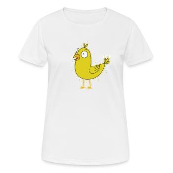 Canary Pet - Women's Breathable T-Shirt - white - Front - AI Model Female 172 dark (172cm)