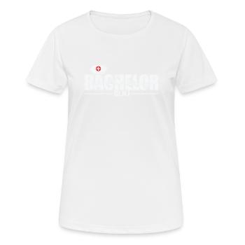 Bachelor of Nursing Pflegewissenschaft - Frauen T-Shirt atmungsaktiv - Weiß - Vorne - AI Model Female 172 dark (172cm)
