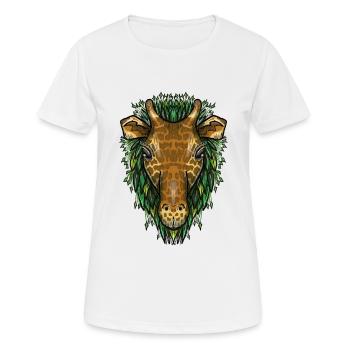 Ginny von Jon Ball - Frauen T-Shirt atmungsaktiv - Weiß - Vorne - AI Model Female 172 dark (172cm)
