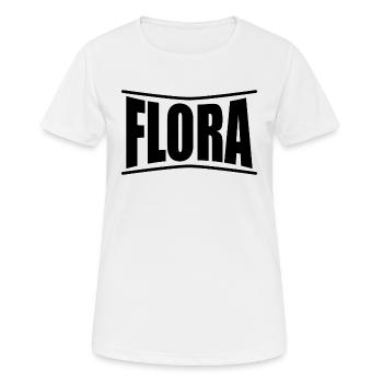t-shirt Flora t-shirt idée cadeau - T-shirt respirant Femme - blanc - Devant - AI Model Female 172 dark (172cm)