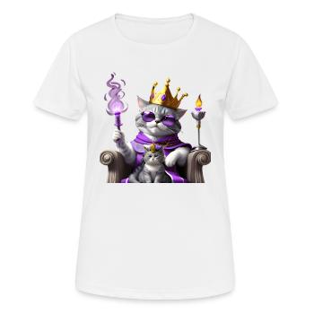 Flame of Cat Dominion - Women's Breathable T-Shirt - white - Front - AI Model Female 172 dark (172cm)