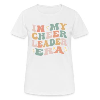 In meiner Cheerleader-Ära - Frauen T-Shirt atmungsaktiv - Weiß - Vorne - AI Model Female 172 dark (172cm)
