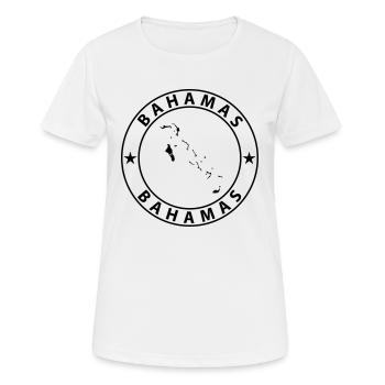 Bahamas - T-shirt respirant Femme - blanc - Devant - AI Model Female 172 dark (172cm)