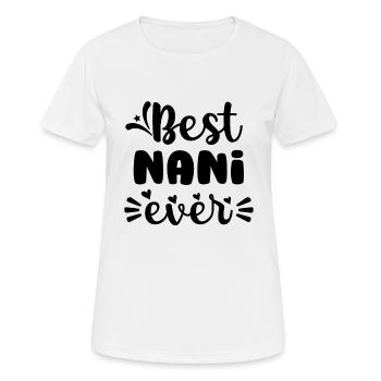 Meilleure grand-mère Nani Suisse Suisse Allemand Omi - T-shirt respirant Femme - blanc - Devant - AI Model Female 172 dark (172cm)