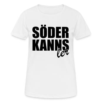 Söder peut le faire - Chancelier - Candidat à la chancellerie - T-shirt respirant Femme - blanc - Devant - AI Model Female 172 dark (172cm)