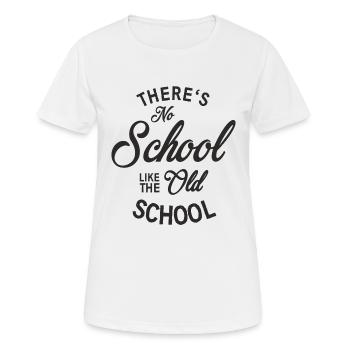 No School like old school - Women's Breathable T-Shirt - white - Front - AI Model Female 172 dark (172cm)
