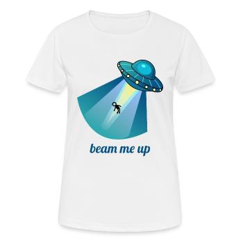 rayonne moi - T-shirt respirant Femme - blanc - Devant - AI Model Female 172 dark (172cm)