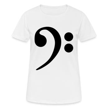 bass - T-shirt respirant Femme - blanc - Devant - AI Model Female 172 dark (172cm)