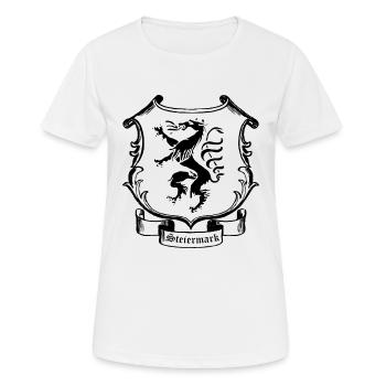 Styrie - T-shirt respirant Femme - blanc - Devant - AI Model Female 172 dark (172cm)